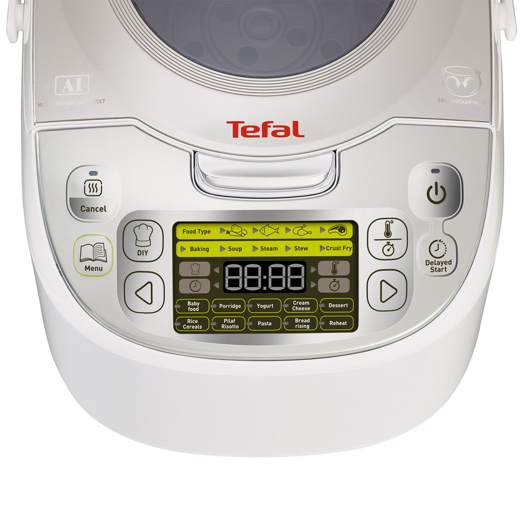 Tefal RK8121 1.8 L 750 W Silver, White Tefal RK8121 1.8 L 750 W Silver, White