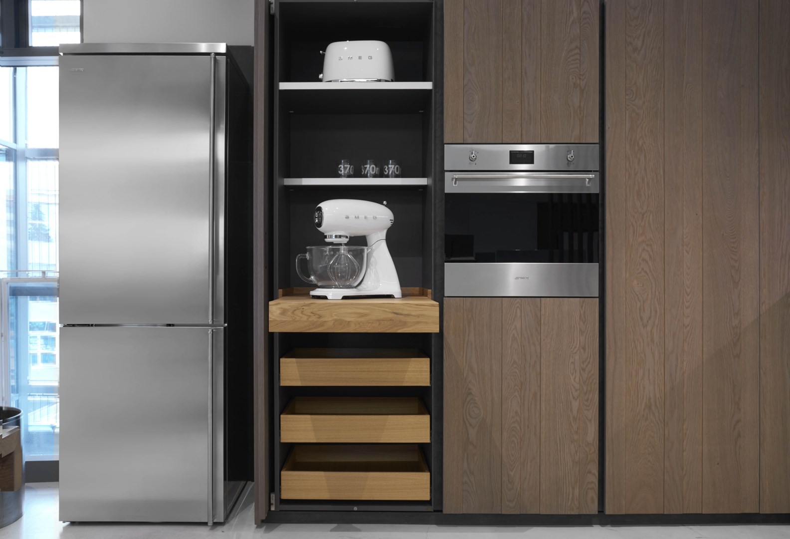Toaster Smeg for 4 slices, white Toaster Smeg for 4 slices, white