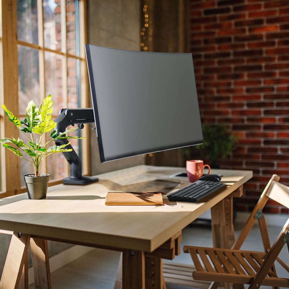 Ergotron HX Series 45-475-224 monitor mount / stand 124.5 cm (49") Desk Black Ergotron HX Series 45-475-224 monitor mount / stand 124.5 cm (49") Desk Black