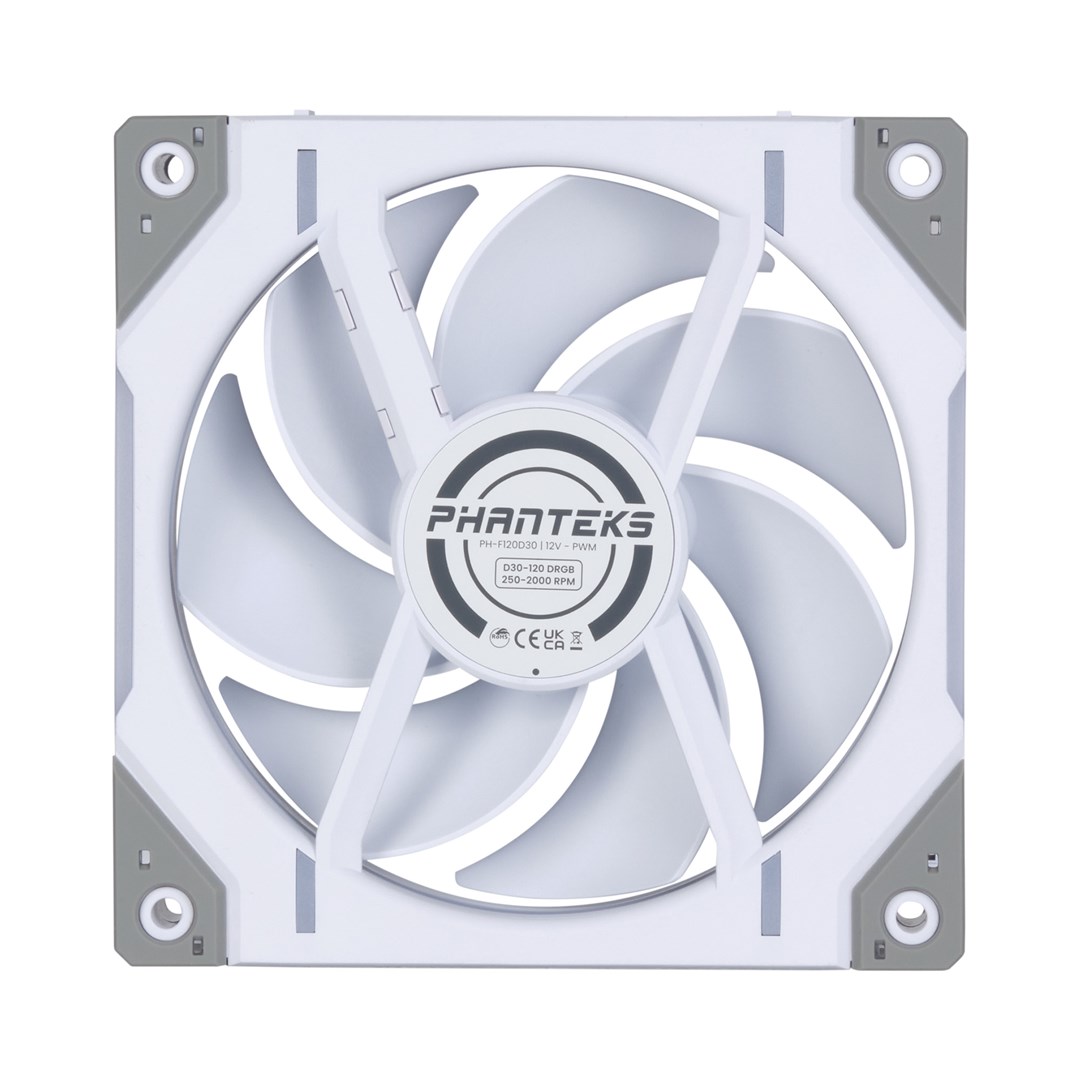 Phanteks PH-F120D30 Fan 12 cm White 3 pc(s) Phanteks PH-F120D30 Fan 12 cm White 3 pc(s)