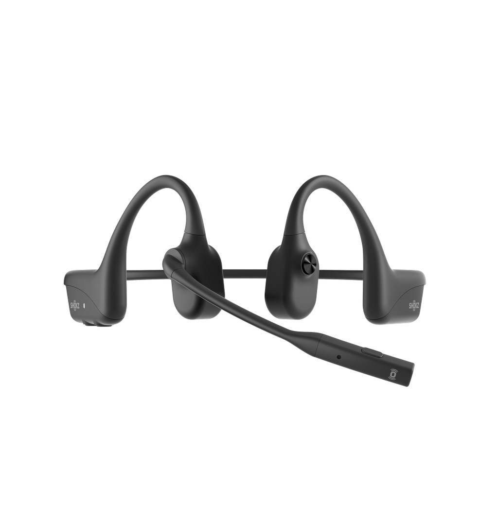 SHOKZ OpenComm2 2025 Upgrade Wireless Bluetooth Bone Conduction Videoconferencing Headset with USB-C Charging Port | 16 Hr Talk Time, 29m Wireless Range, 1 Hr Charge Time | Includes Noise Cancelling Boom Mic, Black SHOKZ OpenComm2 2025 Upgrade Wireless Bluetooth Bone Conduction Videoconferencing Headset with USB-C Charging Port | 16 Hr Talk Time, 29m Wireless Range, 1 Hr Charge Time | Includes Noise Cancelling Boom Mic, Black