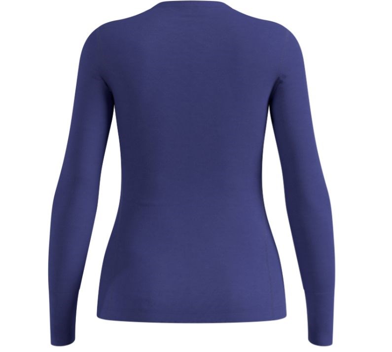Odlo BL TOP crew neck l/s MERINO 200 long-sleeved thermal underwear, size S, blue Odlo BL TOP crew neck l/s MERINO 200 long-sleeved thermal underwear, size S, blue