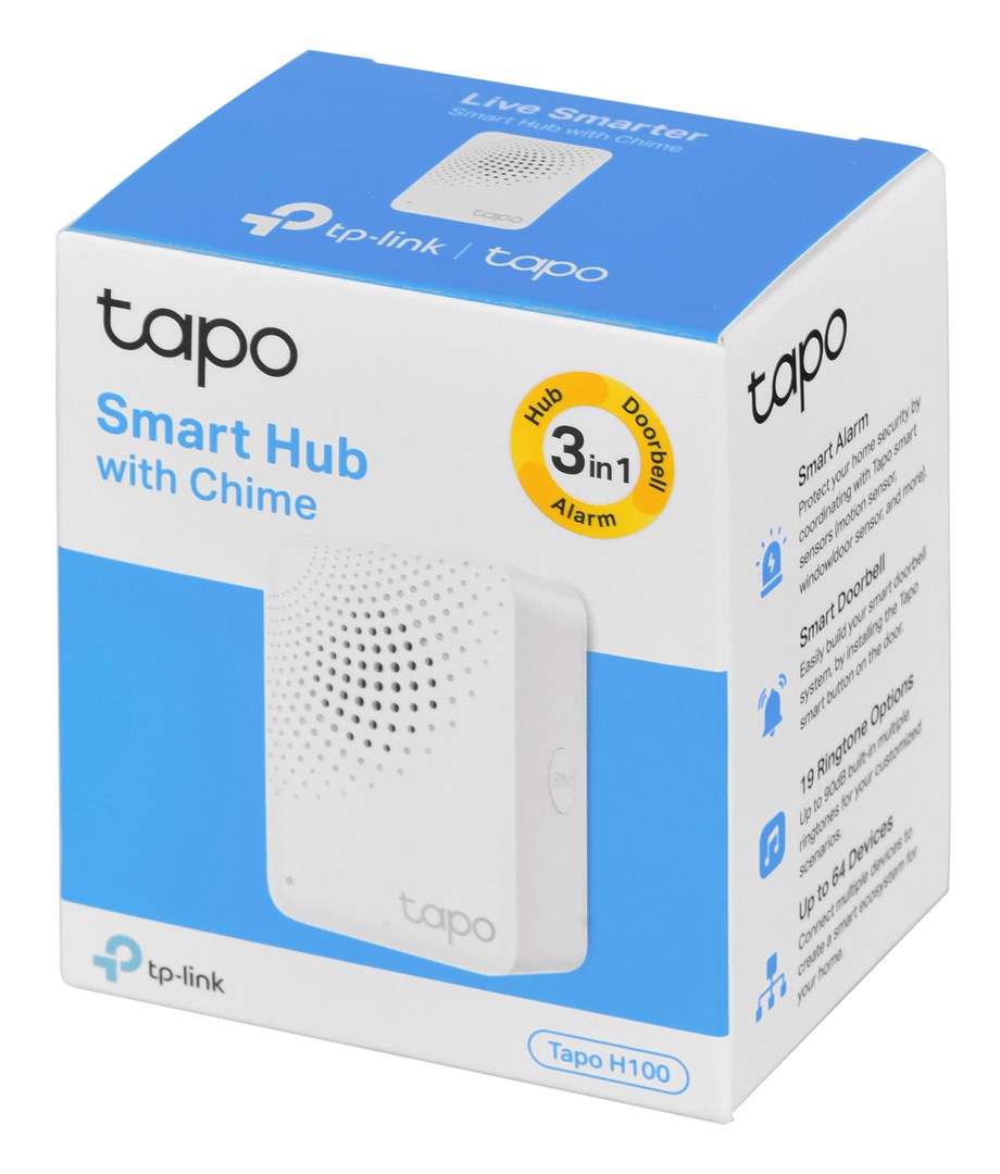 TP-Link Tapo Smart IoT Hub with Chime TP-Link Tapo Smart IoT Hub with Chime