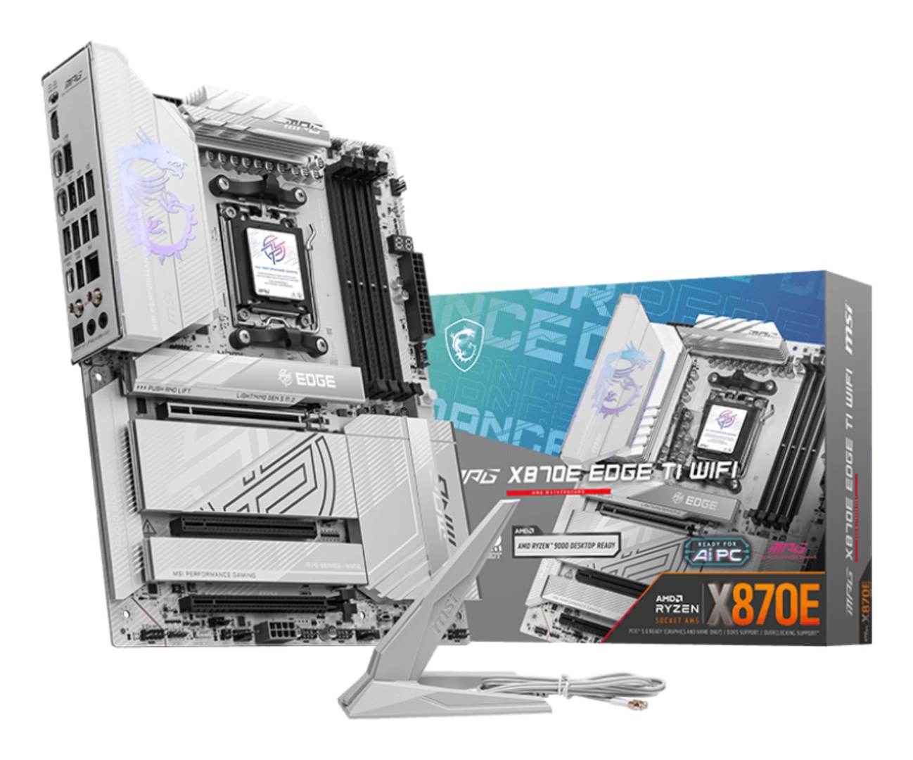 MSI MPG X870E EDGE TI WIFI motherboard AMD X870E Socket AM5 ATX MSI MPG X870E EDGE TI WIFI motherboard AMD X870E Socket AM5 ATX