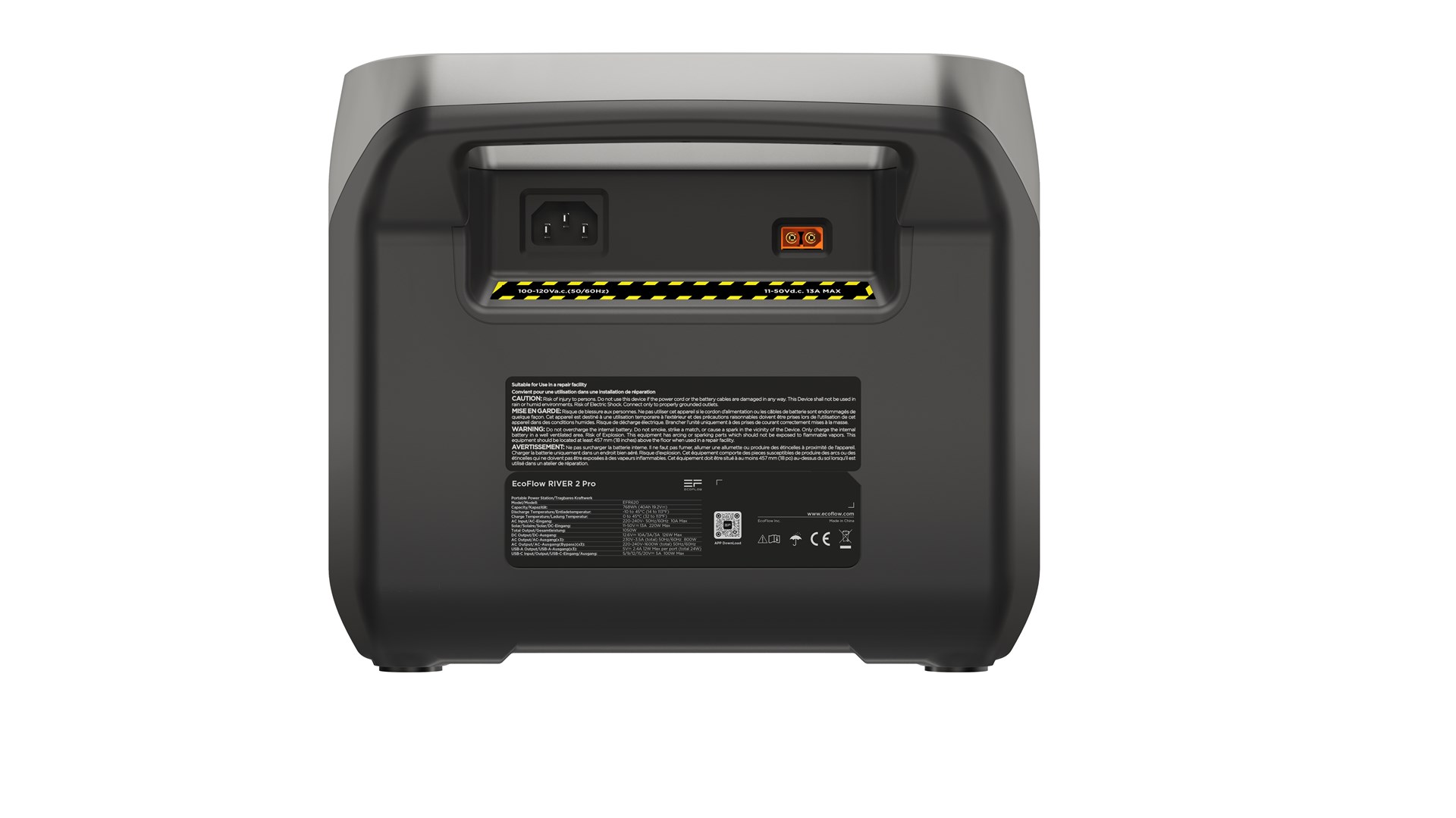 EcoFlow River 2 Pro portable power station Lithium Iron Phosphate (LiFePO4) 800 W 7.8 kg EcoFlow River 2 Pro portable power station Lithium Iron Phosphate (LiFePO4) 800 W 7.8 kg