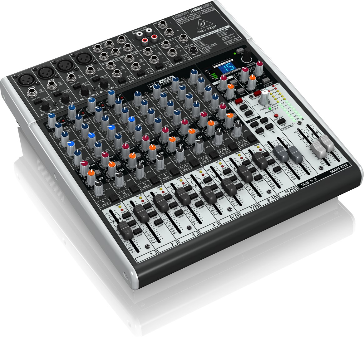 Behringer X1622USB audio mixer 16 channels 10 - 200000 Hz Behringer X1622USB audio mixer 16 channels 10 - 200000 Hz