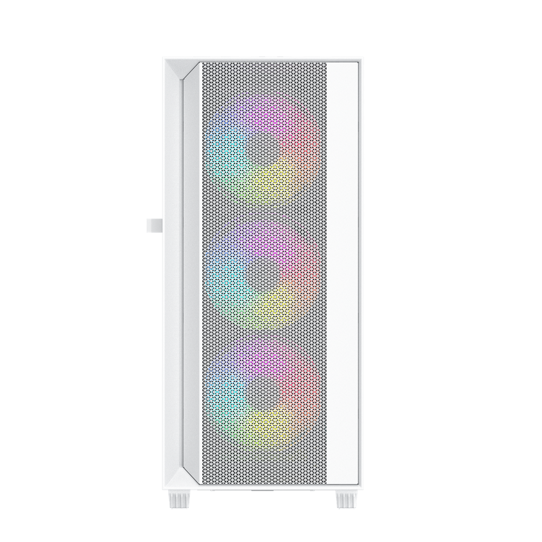 Gembird Fornax 4000W ARGB gaming ATX computer case, Midi Tower, backlight, White Gembird Fornax 4000W ARGB gaming ATX computer case, Midi Tower, backlight, White