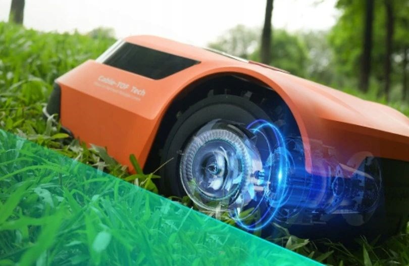 EZVIZ RM600 orange robotic lawn mower EZVIZ RM600 orange robotic lawn mower