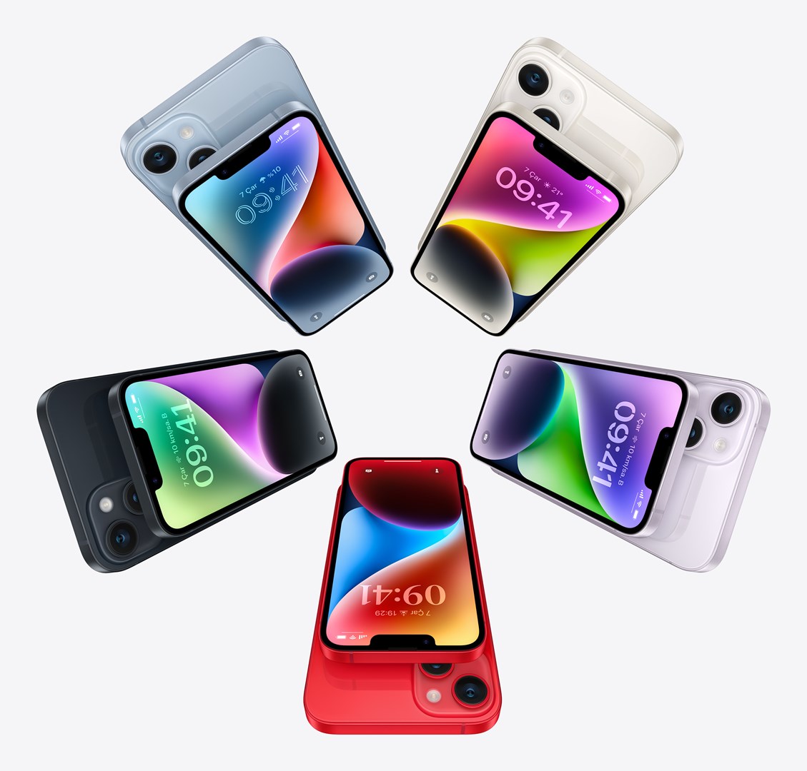 Apple iPhone 14 15.5 cm (6.1") Dual SIM iOS 16 5G 128 GB Blue Apple iPhone 14 15.5 cm (6.1") Dual SIM iOS 16 5G 128 GB Blue