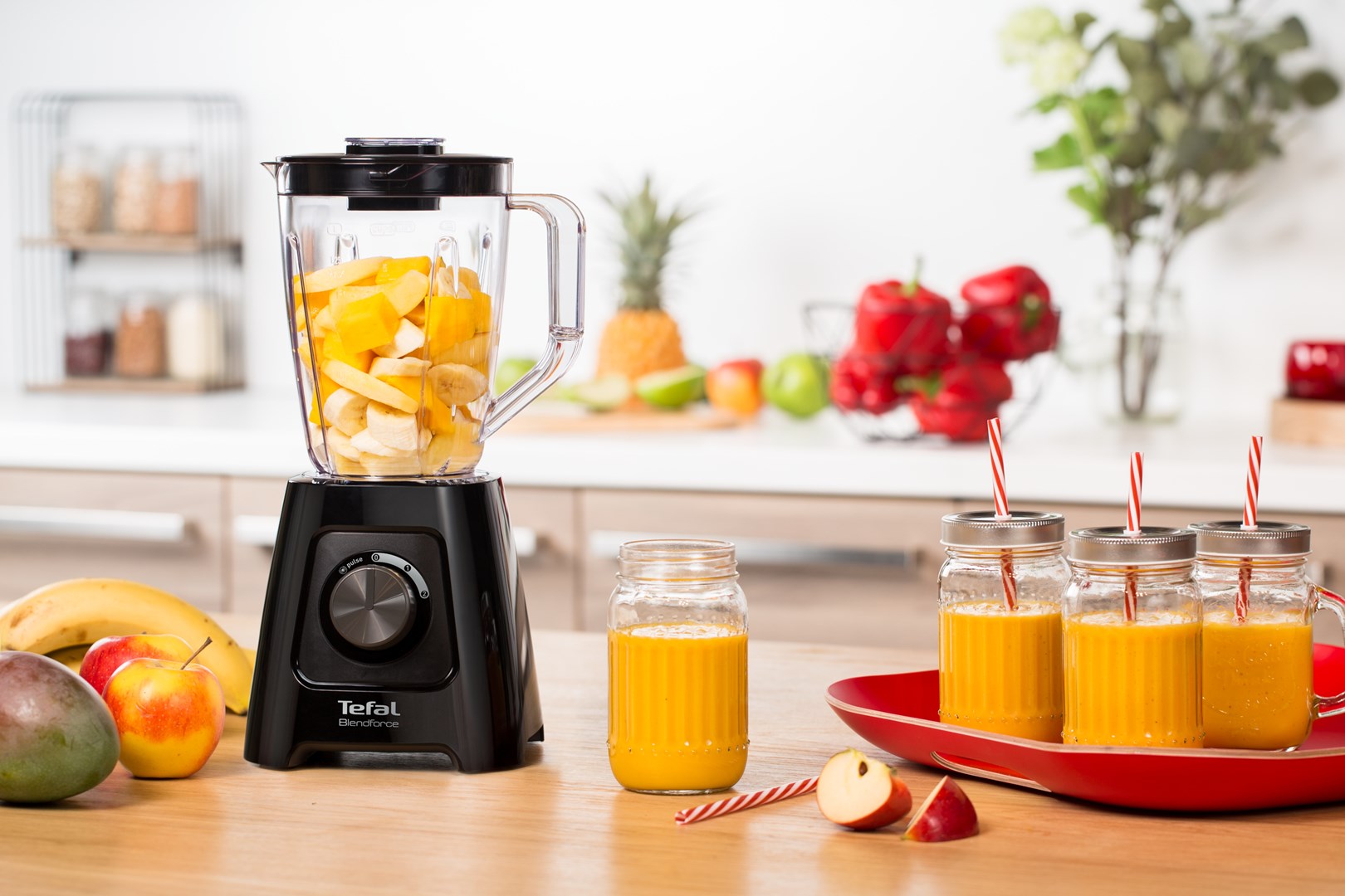 Tefal BlendForce II BL4208 blender 1.25 L Tabletop blender 600 W Black Tefal BlendForce II BL4208 blender 1.25 L Tabletop blender 600 W Black