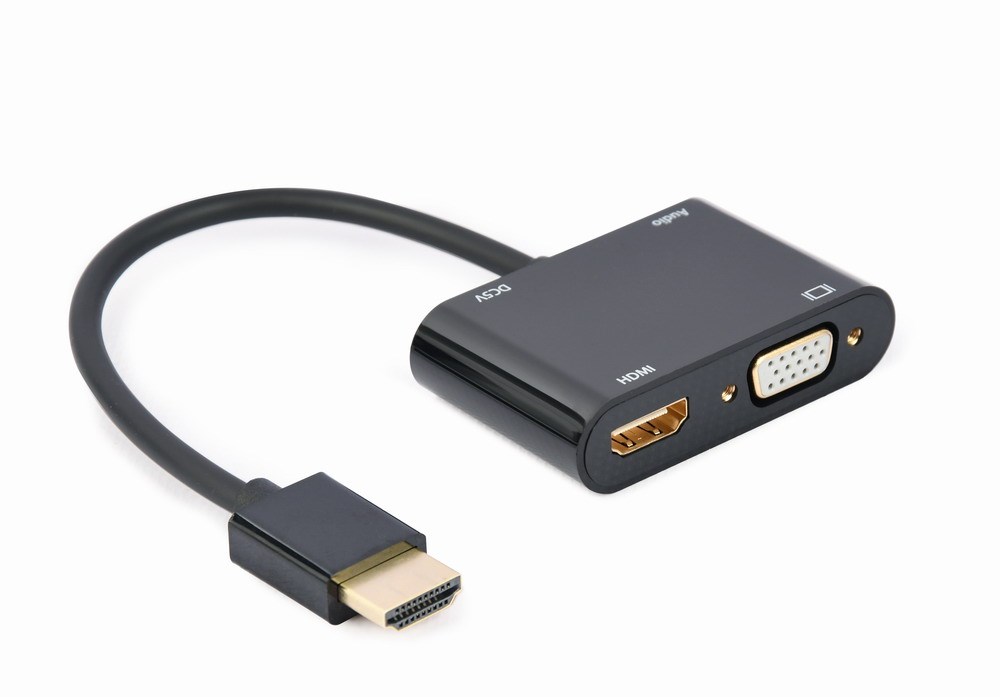 Gembird A-HDMIM-HDMIFVGAF-01 interface cards/adapter HDMI, VGA Gembird A-HDMIM-HDMIFVGAF-01 interface cards/adapter HDMI, VGA