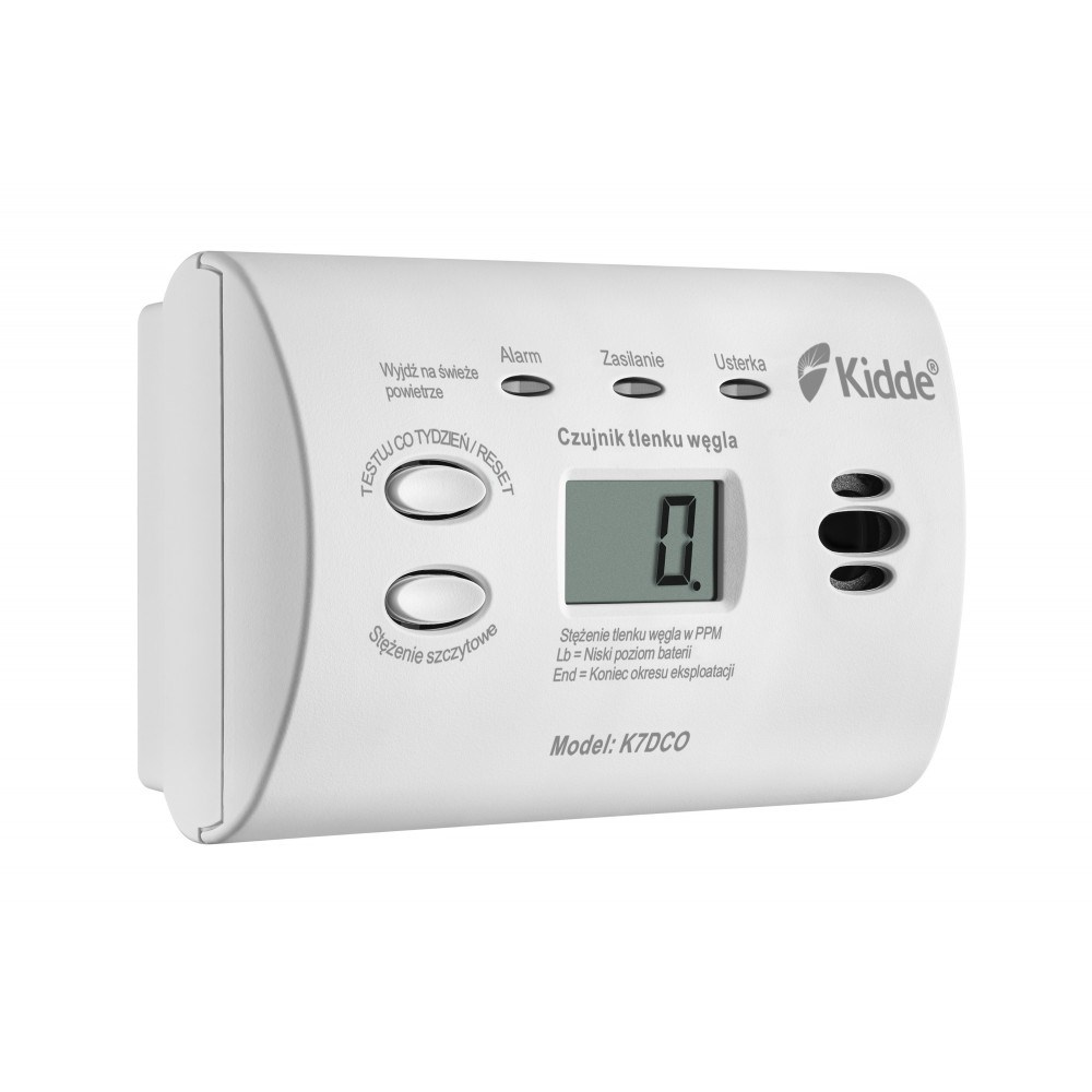 Carbon monoxide detector Kidde K7DCO with display White Carbon monoxide detector Kidde K7DCO with display White