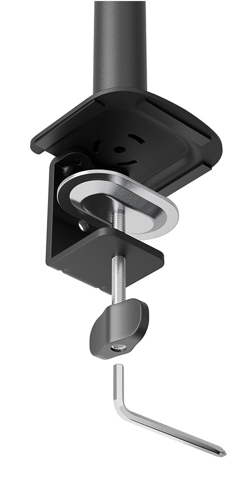 Desk mount for 3 monitors 10-27" Desk mount for 3 monitors 10-27"