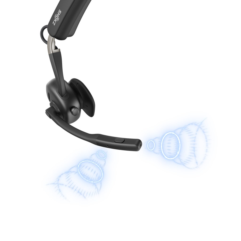 SHOKZ OpenMeet Wireless Bluetooth Bone Conduction Videoconferencing Headset SHOKZ OpenMeet Wireless Bluetooth Bone Conduction Videoconferencing Headset