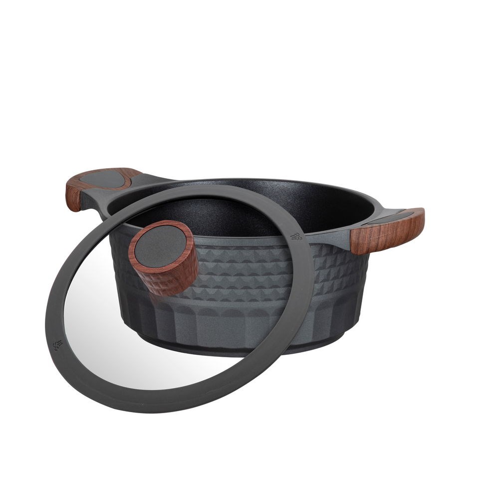 Resto Kitchenware Capella 2.6 L Round Black, Wood Resto Kitchenware Capella 2.6 L Round Black, Wood