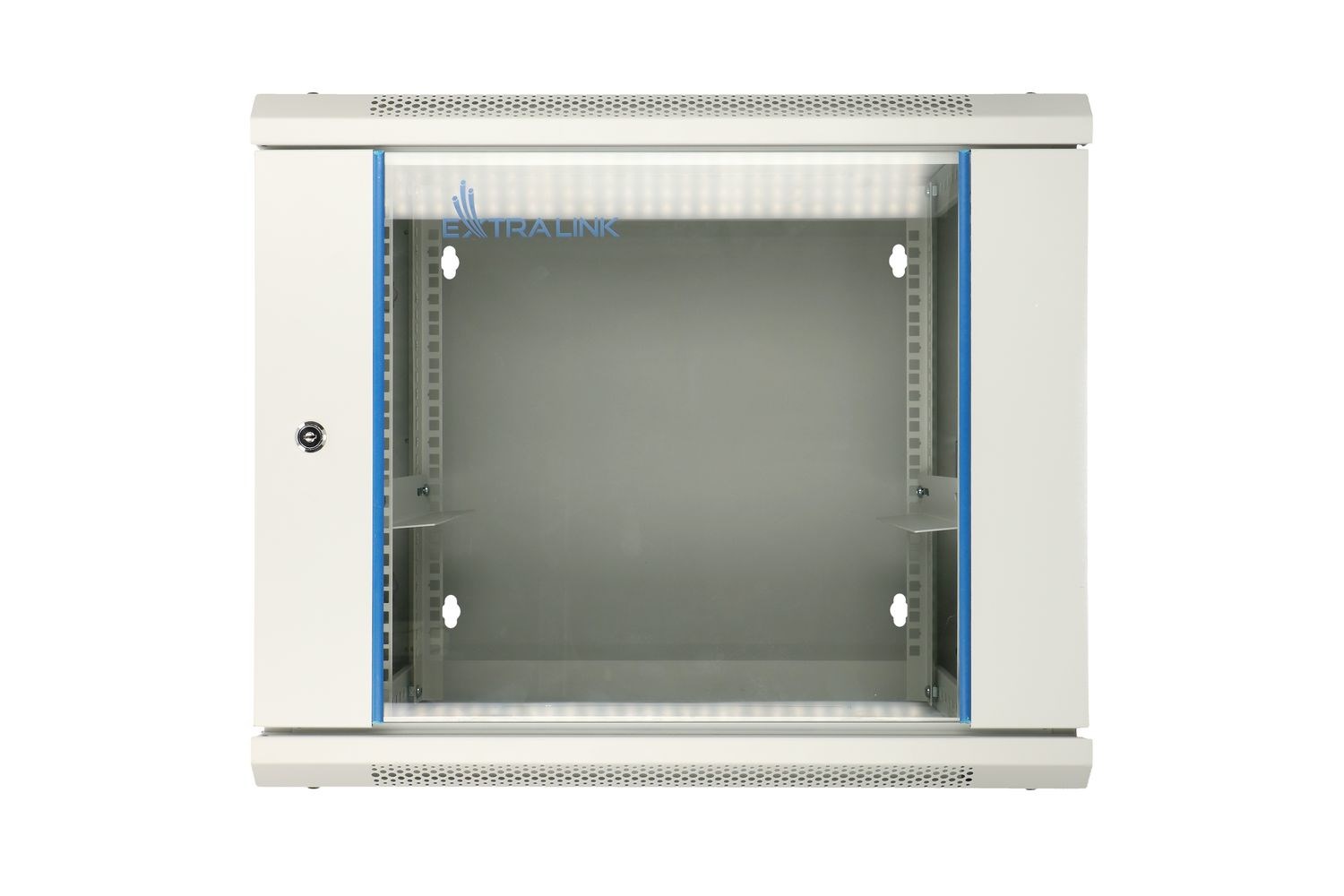 Extralink Rackmount cabinet 12U 600x600 AZH Gray wall mounted, swing type Extralink Rackmount cabinet 12U 600x600 AZH Gray wall mounted, swing type