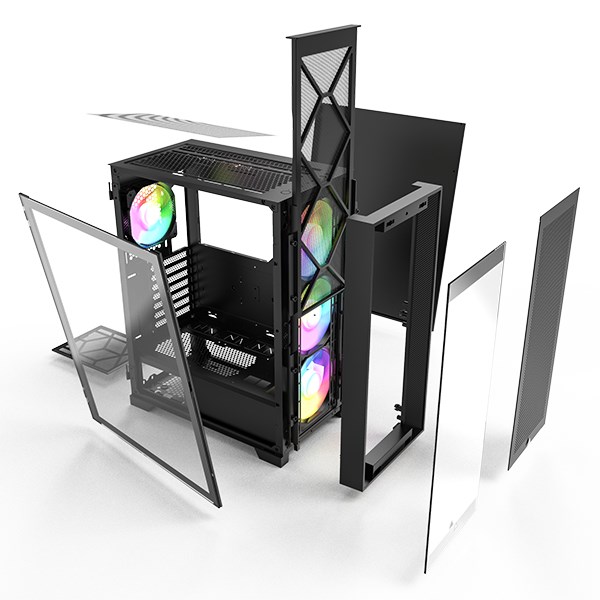 Montech AIR 1000 PREMIUM Midi Tower Black Montech AIR 1000 PREMIUM Midi Tower Black