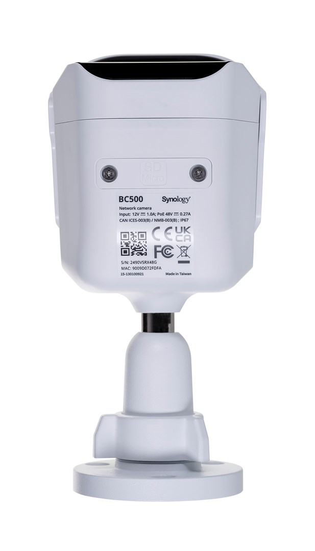 Synology BC500 security camera Bullet IP security camera Indoor & outdoor 2880 x 1620 pixels Wall Synology BC500 security camera Bullet IP security camera Indoor & outdoor 2880 x 1620 pixels Wall