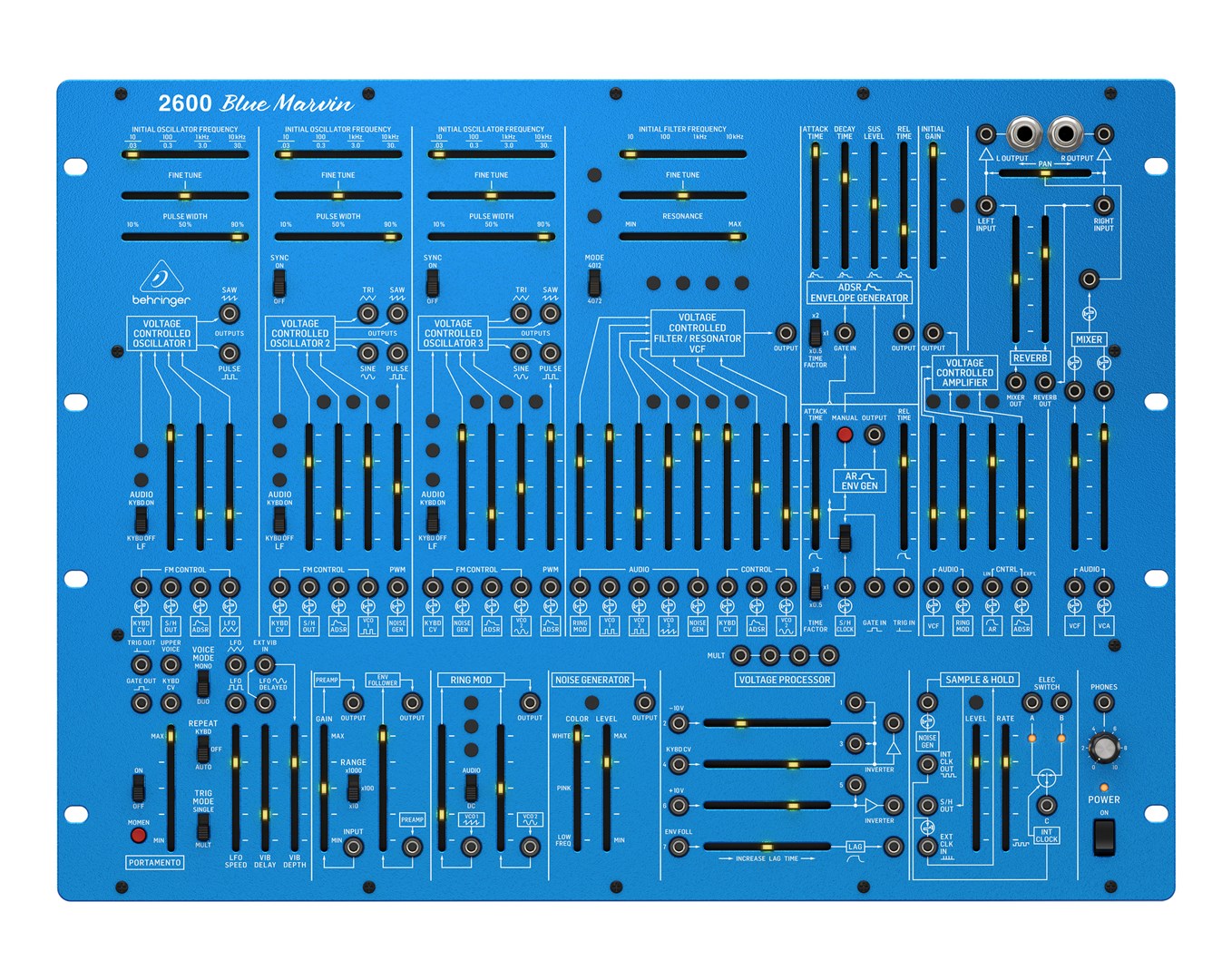 Behringer 2600 BLUE MARVIN - Analog synthesizer Behringer 2600 BLUE MARVIN - Analog synthesizer