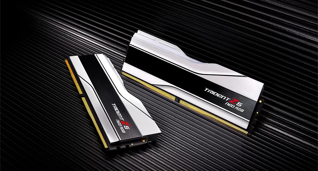 Memory RAM G.SKILL 32GB kit DDR5 6000 CL28 Trident Z5 Neo RGB AMD EXPO Memory RAM G.SKILL 32GB kit DDR5 6000 CL28 Trident Z5 Neo RGB AMD EXPO