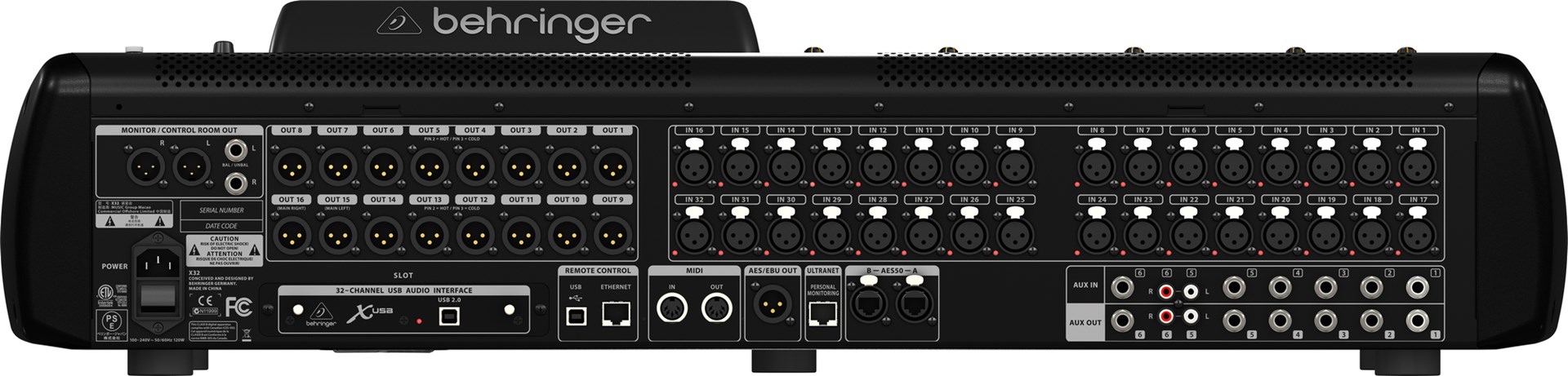 Behringer X32 audio mixer 40 channels 10 - 22000 Hz Black Behringer X32 audio mixer 40 channels 10 - 22000 Hz Black