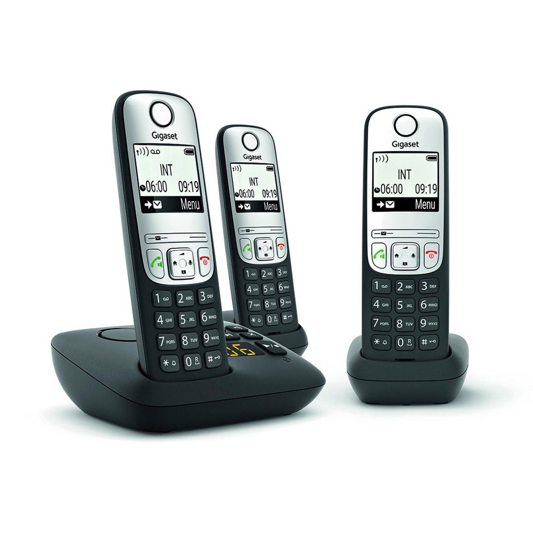 Gigaset A690 A Trio cordless phone black Gigaset A690 A Trio cordless phone black