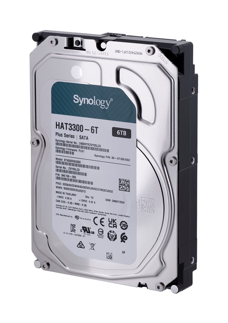 Synology ?HAT3300-6T NAS 6TB SATA 3.5 HDD 3.5" 6.14 TB Serial ATA Synology ?HAT3300-6T NAS 6TB SATA 3.5 HDD 3.5" 6.14 TB Serial ATA