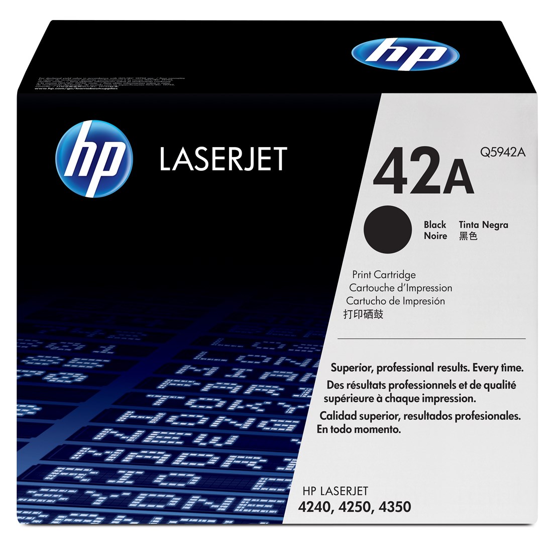 HP 42A Black Original LaserJet Toner Cartridge HP 42A Black Original LaserJet Toner Cartridge