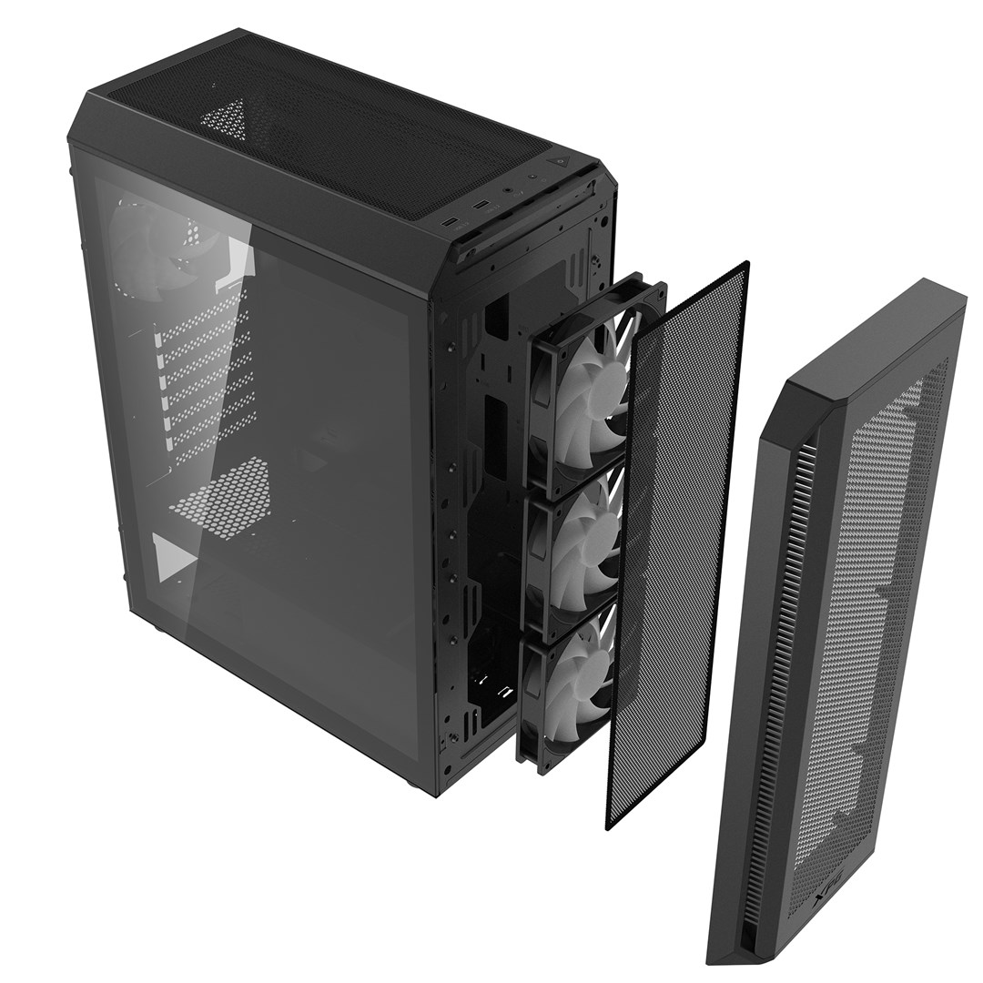 XPG VALOR AIR PLUS MID-TOWER-Case Black XPG VALOR AIR PLUS MID-TOWER-Case Black