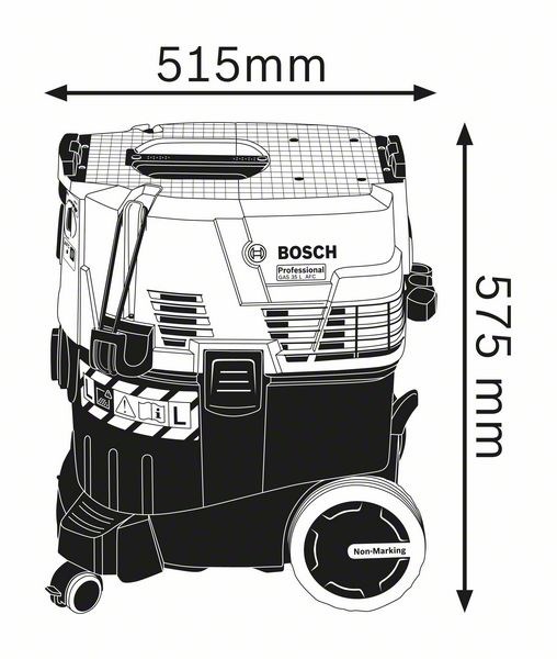 Bosch GAS 35 L AFC Professional Black, Blue 1200 W Bosch GAS 35 L AFC Professional Black, Blue 1200 W