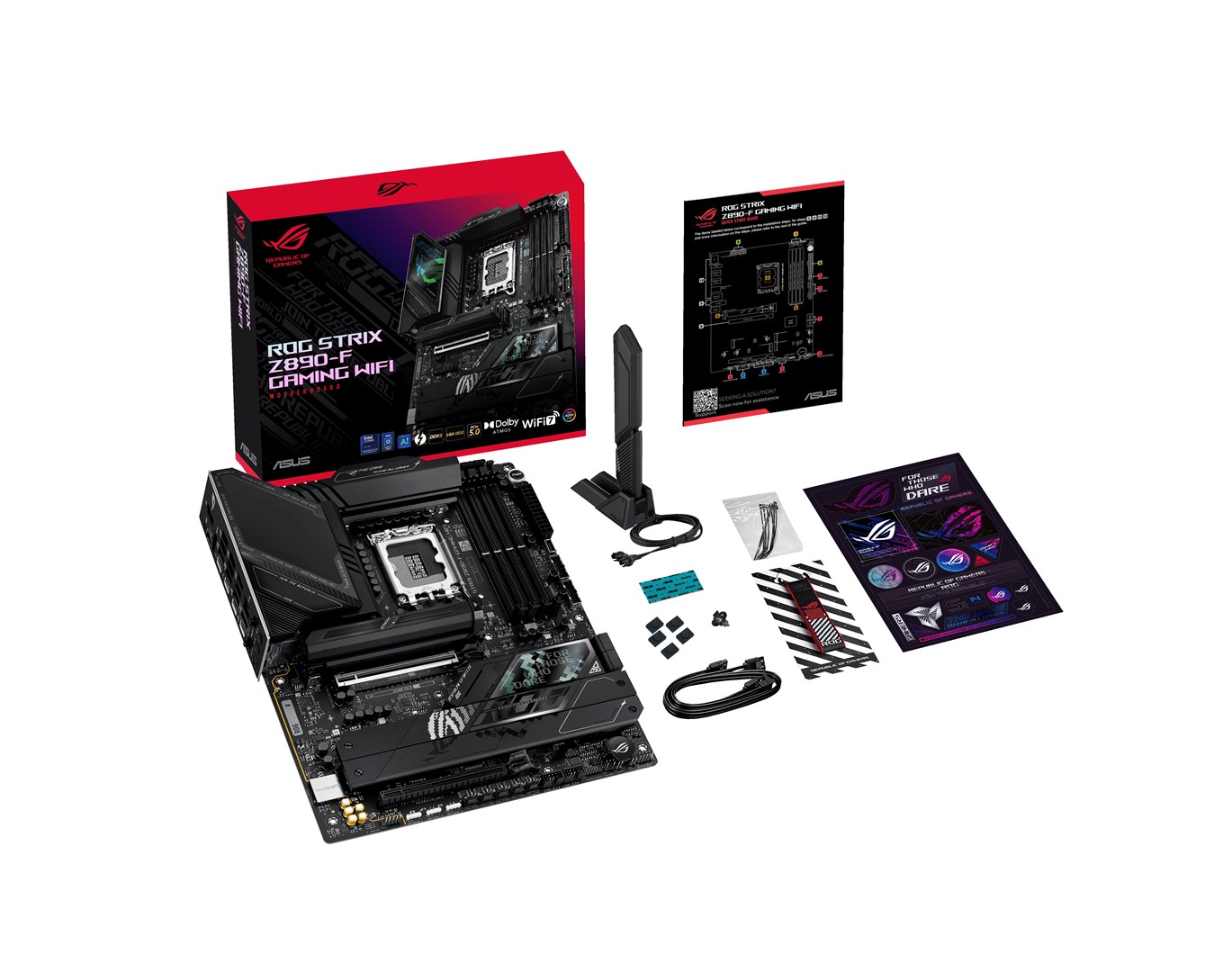 ASUS ROG STRIX Z890-F GAMING WIFI Intel Z890 LGA 1851 (Socket V1) ATX motherboard ASUS ROG STRIX Z890-F GAMING WIFI Intel Z890 LGA 1851 (Socket V1) ATX motherboard