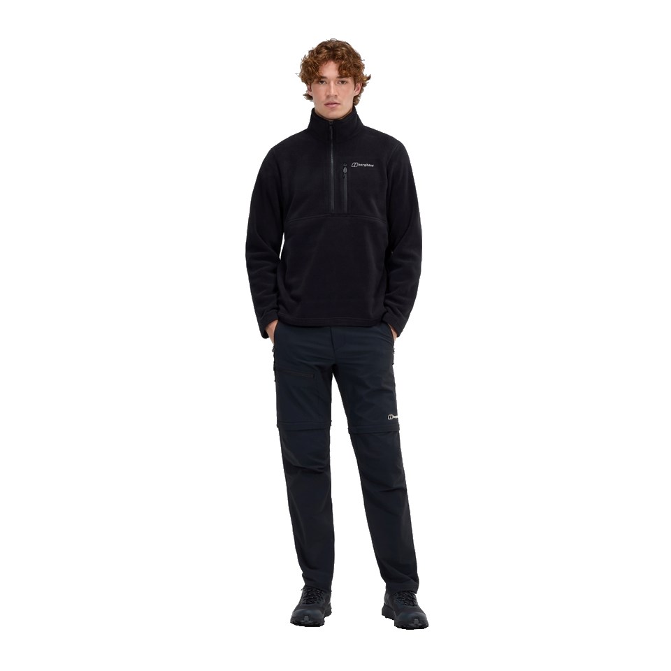 BERGHAUS Prism Half Zip Polartec® Fleece - men's fleece sweatshirt, size M (black) BERGHAUS Prism Half Zip Polartec® Fleece - men's fleece sweatshirt, size M (black)