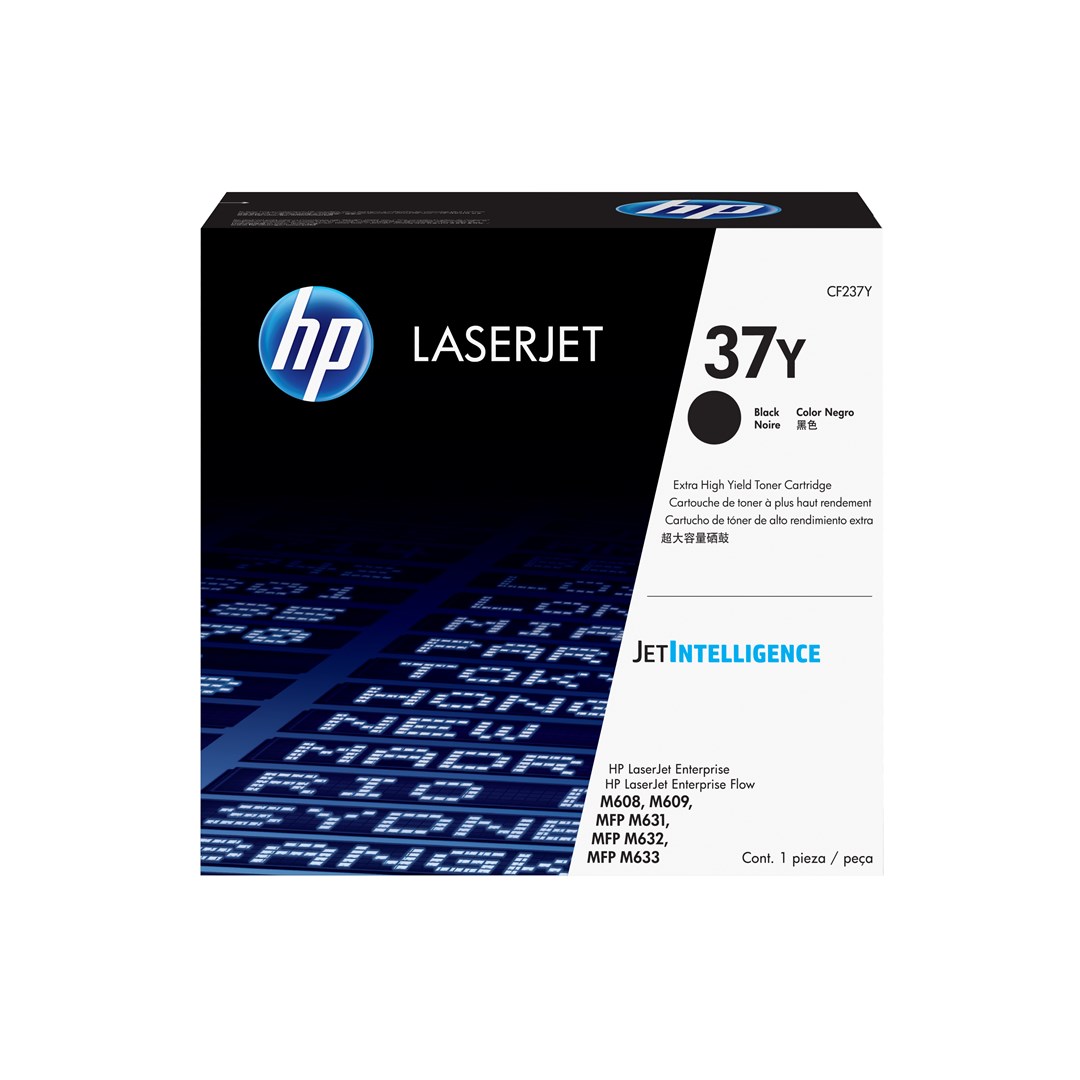 HP 37Y Extra High Yield Black Original LaserJet Toner Cartridge HP 37Y Extra High Yield Black Original LaserJet Toner Cartridge