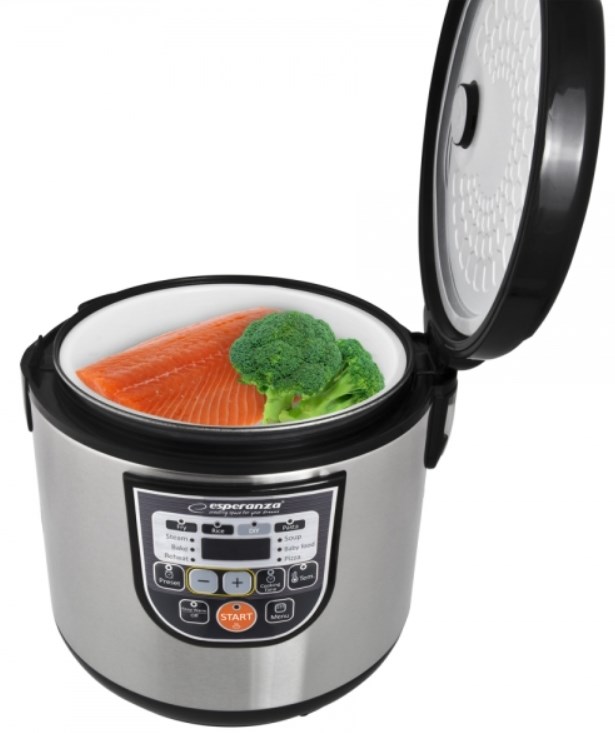 Esperanza EKG011 multi cooker 5 L 860 W Black, Stainless steel Esperanza EKG011 multi cooker 5 L 860 W Black, Stainless steel
