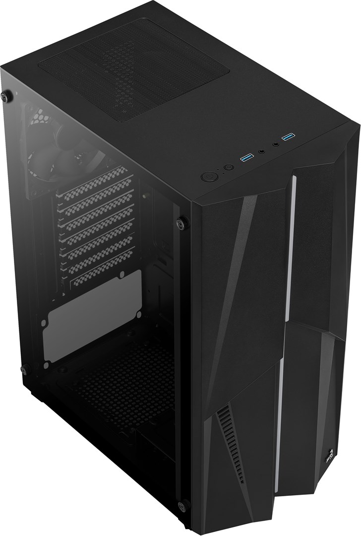 Computer case Aerocool Mecha Midi Tower Black Computer case Aerocool Mecha Midi Tower Black