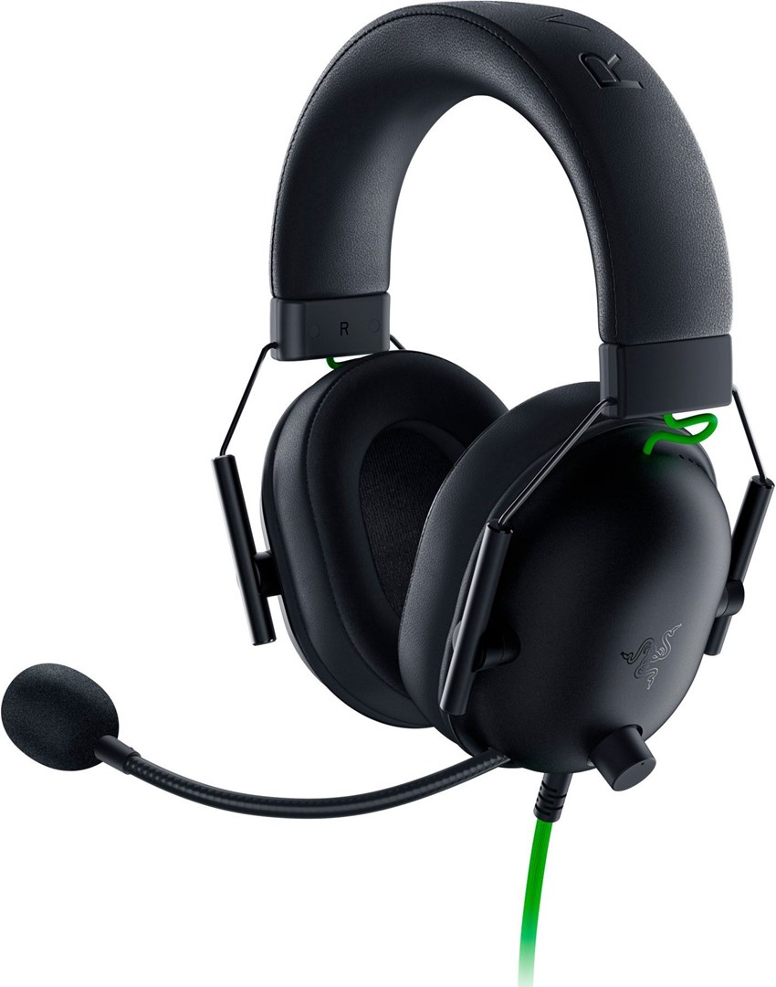 Razer Blackshark V2 X Headset Wired Head-band Gaming Black, Green Razer Blackshark V2 X Headset Wired Head-band Gaming Black, Green