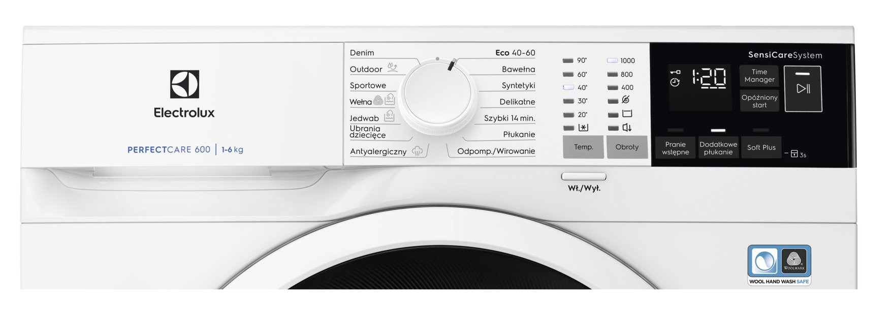 Electrolux PerfectCare 600 EW6SN406WP washing machine Front-load 6 kg 1000 RPM White Electrolux PerfectCare 600 EW6SN406WP washing machine Front-load 6 kg 1000 RPM White