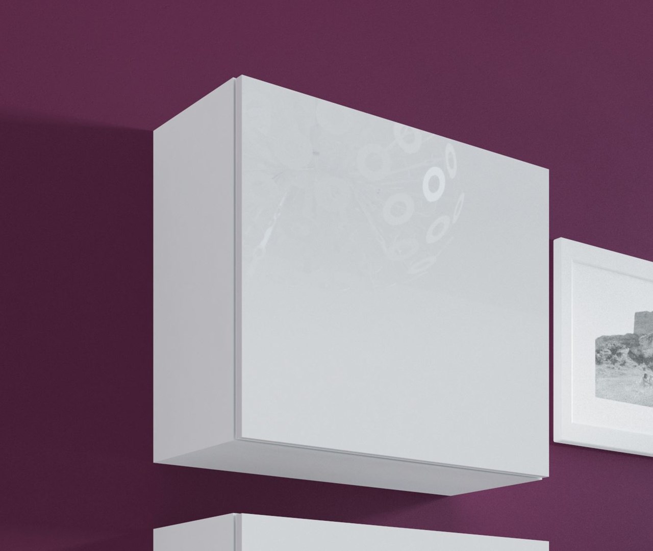Cama Square cabinet VIGO 50/50/30 white/white gloss Cama Square cabinet VIGO 50/50/30 white/white gloss