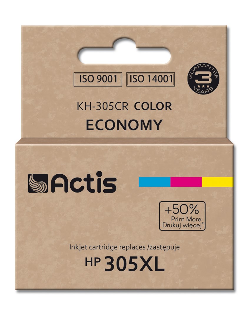 Actis KH-305CR Ink (replacement for HP 3YM63AE; Standard; 18 ml; color) Actis KH-305CR Ink (replacement for HP 3YM63AE; Standard; 18 ml; color)