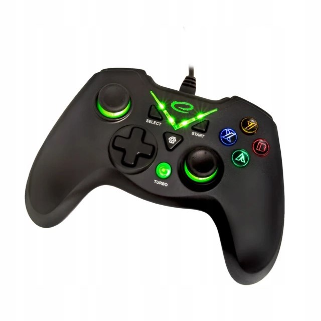 Esperanza EGG114K Gaming Controller Black USB 2.0 Gamepad Analogue / Digital PC, Xbox One, Xbox Series S, Xbox Series X Esperanza EGG114K Gaming Controller Black USB 2.0 Gamepad Analogue / Digital PC, Xbox One, Xbox Series S, Xbox Series X