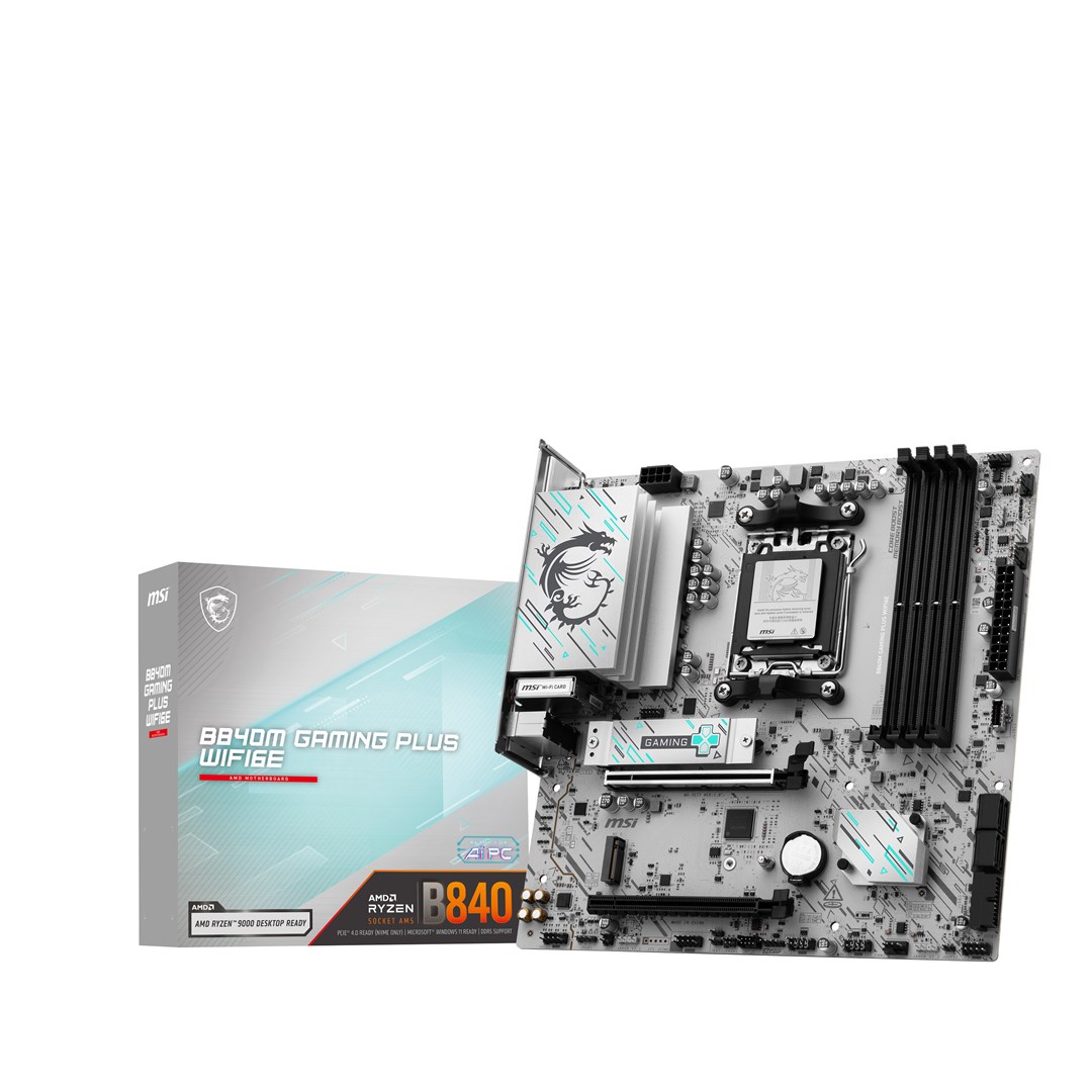 MSI B840M GAMING PLUS WIFI6E motherboard AMD B840 Socket AM5 micro ATX MSI B840M GAMING PLUS WIFI6E motherboard AMD B840 Socket AM5 micro ATX