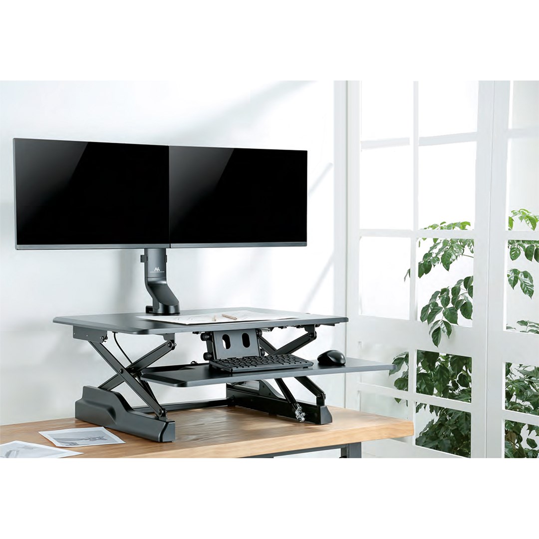 Maclean MC-854 Holder for two monitors / double 17 "-27" 14kg VESA 75x75 100x100 fits MC-848 and MC-849 Maclean MC-854 Holder for two monitors / double 17 "-27" 14kg VESA 75x75 100x100 fits MC-848 and MC-849