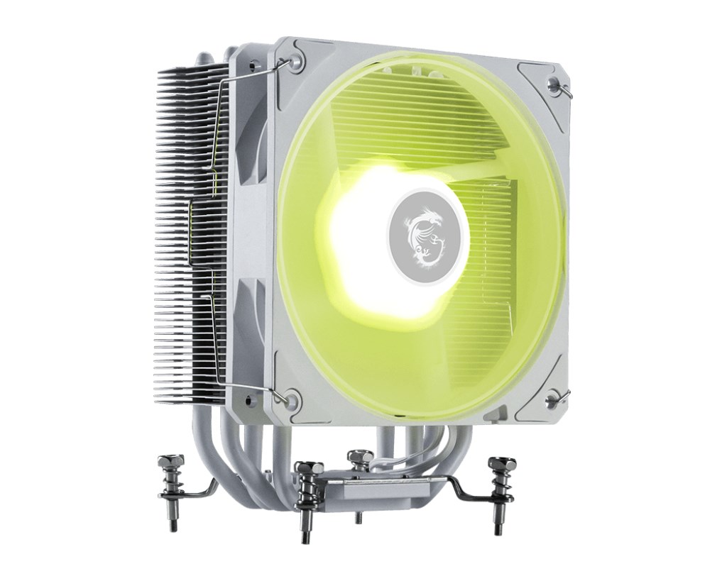 MSI MAG COREFROZR AA13 WHITE computer cooling system Processor Hybrid cooler 12 cm 1 pc(s) MSI MAG COREFROZR AA13 WHITE computer cooling system Processor Hybrid cooler 12 cm 1 pc(s)