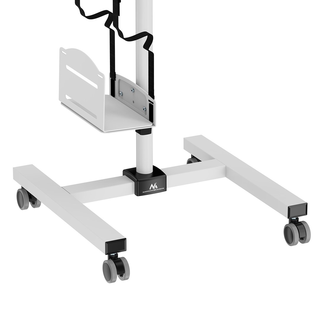 Maclean professional laptop stand cart, mobile computer workstation on wheels, max 17"-32", max 20kg, MC-793 Maclean professional laptop stand cart, mobile computer workstation on wheels, max 17"-32", max 20kg, MC-793
