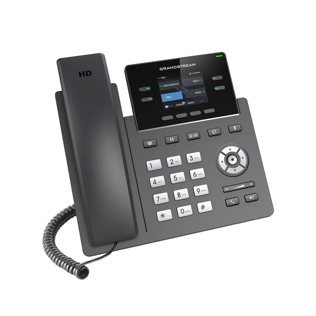 Grandstream Networks GRP2612 IP phone Black 2 lines Grandstream Networks GRP2612 IP phone Black 2 lines