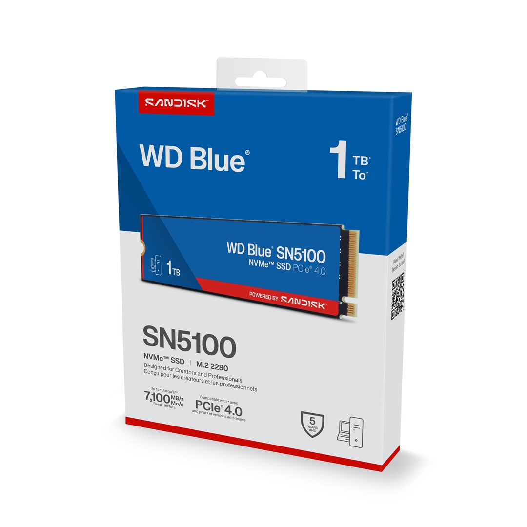 Western Digital 1TB WD Blue® SN5100 NVMe™ SSD Western Digital 1TB WD Blue® SN5100 NVMe™ SSD