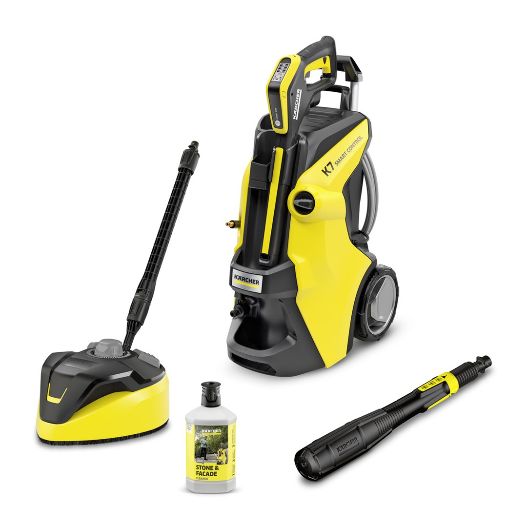 Kärcher K 7 Smart Control Flex Home pressure washer Upright Electric 600 l/h Black, Yellow Kärcher K 7 Smart Control Flex Home pressure washer Upright Electric 600 l/h Black, Yellow