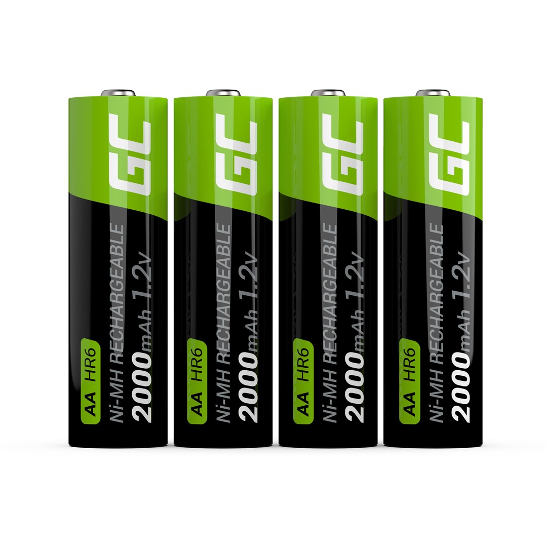 Green Cell GR02 household battery Rechargeable battery AA Nickel-Metal Hydride (NiMH) Green Cell GR02 household battery Rechargeable battery AA Nickel-Metal Hydride (NiMH)