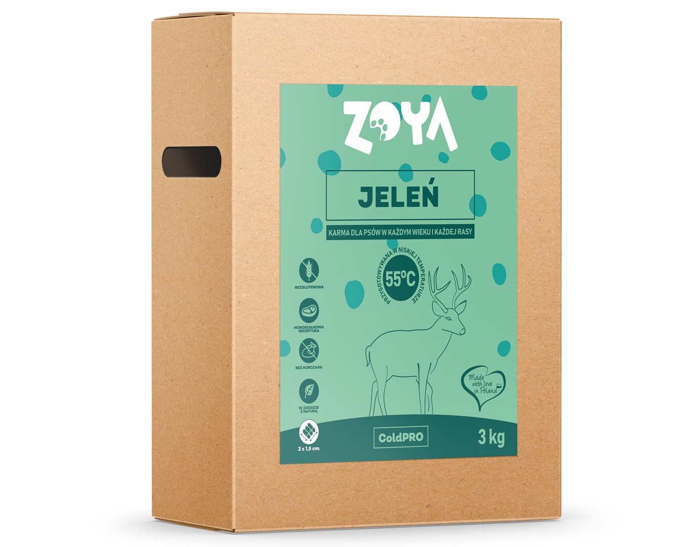 ZOYA ColdPRO Deer - dry dog food - 3kg ZOYA ColdPRO Deer - dry dog food - 3kg