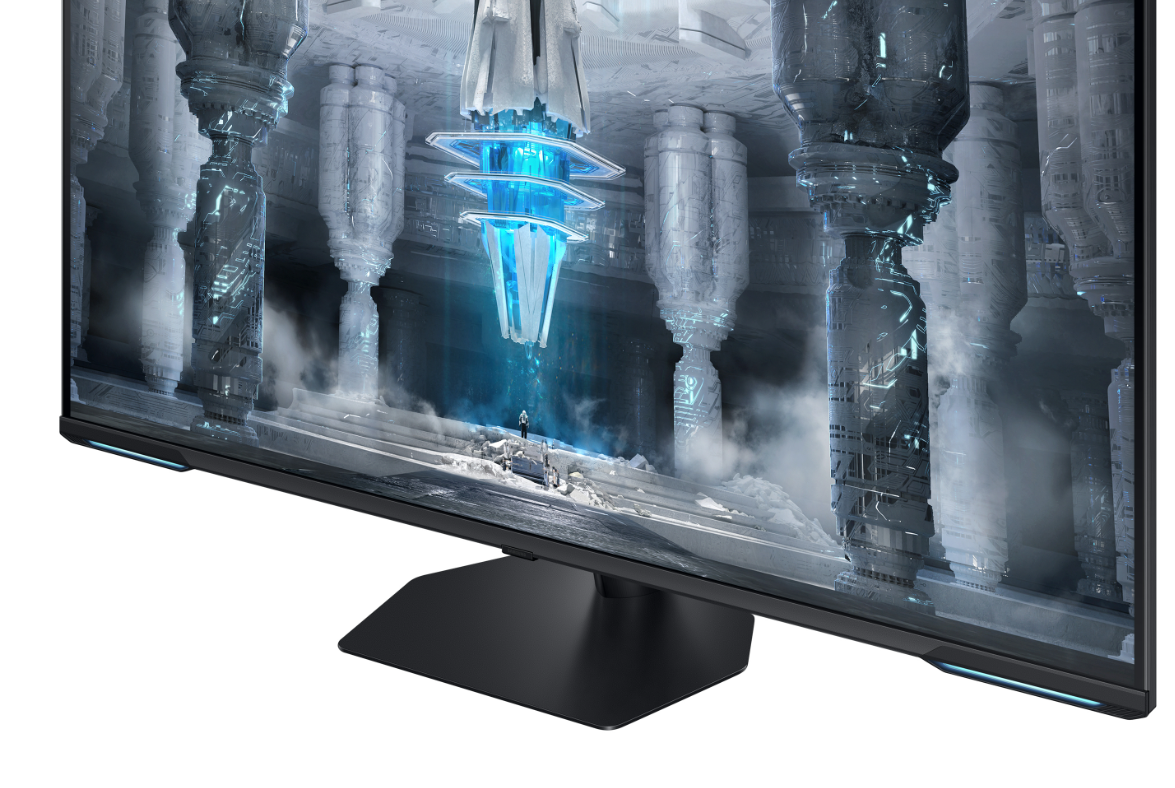 Samsung Odyssey Neo G7 G70NC LS43CG700NUXEN 43 " VA UHD 16:9 1 ms 400 cd/m2 Black/White HDMI ports quantity 2 144 Hz Samsung Odyssey Neo G7 G70NC LS43CG700NUXEN 43 " VA UHD 16:9 1 ms 400 cd/m2 Black/White HDMI ports quantity 2 144 Hz